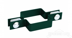 Крепление хомут для Ограждения ГрандЛайн 62х55 RAL 6005 зеленый мох