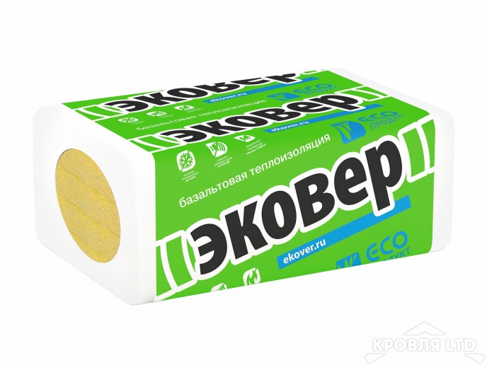Эковер ВЕНТ- ФАСАД (каменное волокно) 50*600*1000 0,24м3