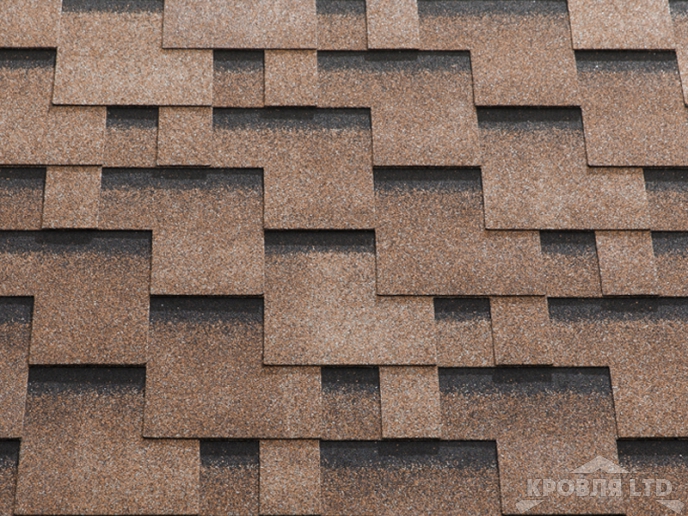 Гибкая черепица Катепал Коллекция Rocky цвет Дюна