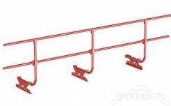 Кровельное ограждение Borge, Полиэстер RAL 3005 красное вино, 3м