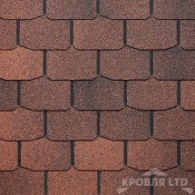 Гибкая черепица Дёке серия PREMIUM коллекция Цюрих цвет Кофе