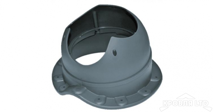 Основание для вентеляционной трубы Krovent Base-VT Wave 110 серый для металлочерепицы