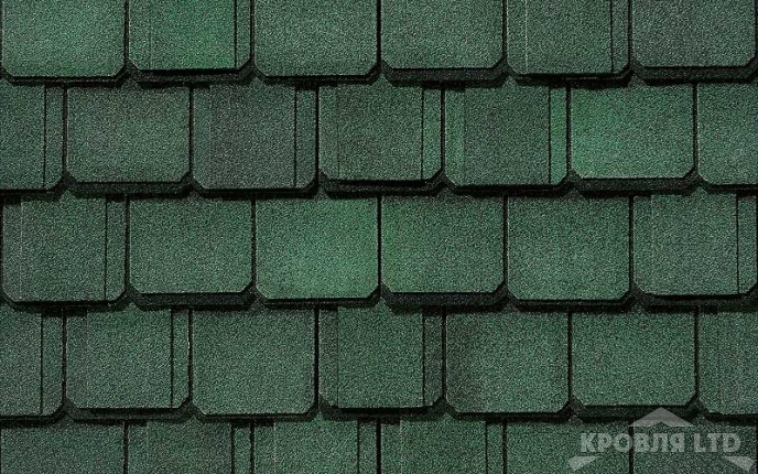 Гибкая черепица Certain Teed коллекция Grand Manor Shangle цвет Sherwood Forest