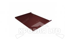 Фальц двойной стоящий, Полиэстер RAL 3009 оксидно-красный, толщина 0,45