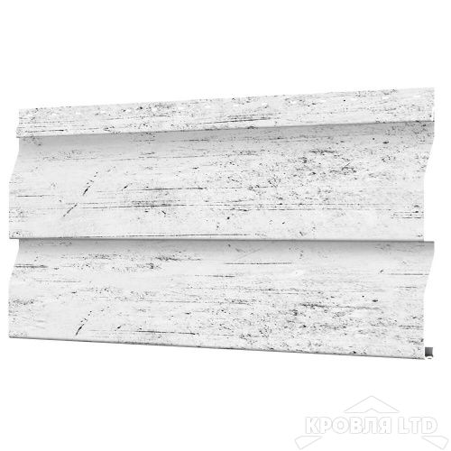 Сайдинг металлический Корабельная Доска, под дерево Беленый Дуб, толщина 0,45