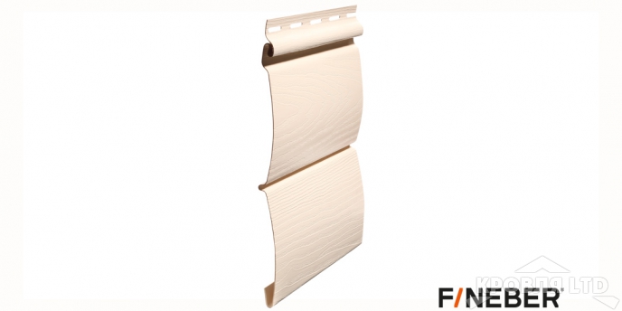 Cайдинг STANDART  FINEBER BLOCKHOUSE CLASSIC COLOR слоновая кость