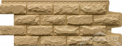 Фасадная панель Grand Line Колотый камень Classic песочный