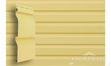 Сайдинг виниловый   GL Корабельная доска двухслойный  золотой песок 3,0 м