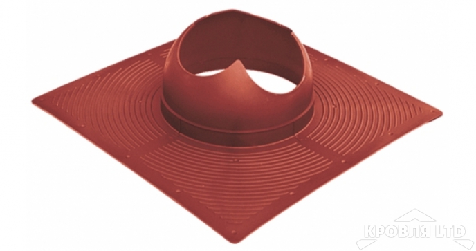 Основание для вентеляционной трубы Krovent Base-VT  110 красный для гибкой черепицы