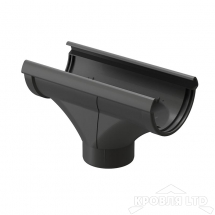 Воронка для водостока Деке Люкс  графит