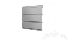 Софит тройной металлический центральная перфорация, Полиэстер RAL 9003 сигнальный белый, толщина 0,45