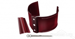 Кронштейн трубы на кирпич Грендлайн 90мм RAL 3005 красное вино