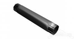 Труба круглая Грендлайн 90мм 1м RAL 9005 черный