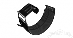 Соединитель желоба Грендлайн 125 мм RAL 9005 черный