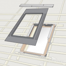 Гидроизоляционный  фартук VELUX BFX 1000 78х140