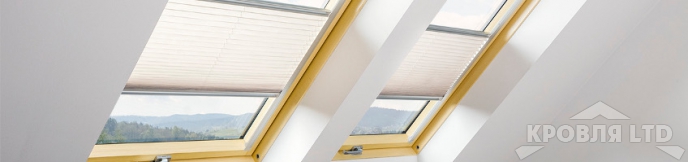 Плиссированная штора управление top-down FAKRO APS группа I  66х98