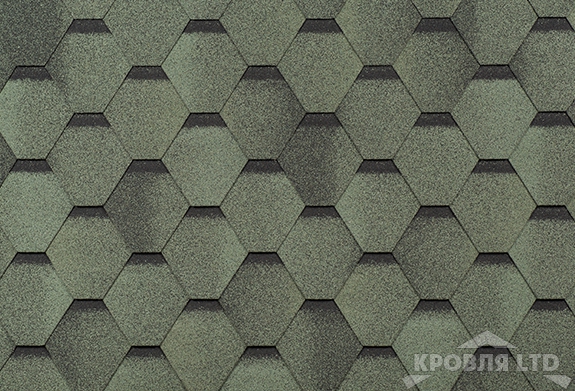 Гибкая черепица Шинглас серия Комфорт коллекция Сальса цвет Авокадо