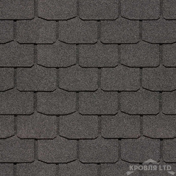 Гибкая черепица Дёке серия EUROPA  коллекция Сланец цвет Серый