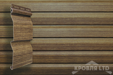 Сайдинг виниловый   GL Корабельная доска Tundra трехслойный кедр 3,0 м