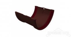 Соединитель желобов ПВХ Grand Line 120/87 Ral 8017 шоколад