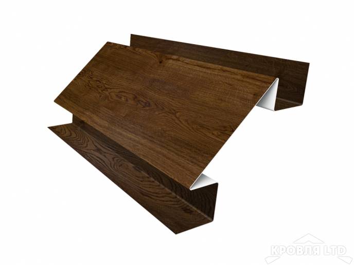 Планка угла внутреннего сложного, под дерево Antique Dub, толщина 0,45