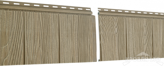 Фасадные панель Ю-ПЛАСТ Хокла S-Lock Щепа Натуральный орех